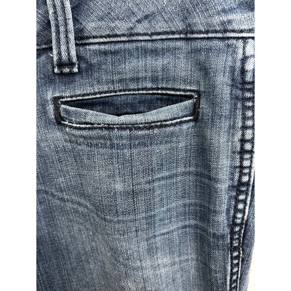 ARIAT Womens Y2K Cowgirl Cool Trouser Jeans Mid-Rise Wide Leg Soft Grunge Sz 29R - Picture 3 of 10